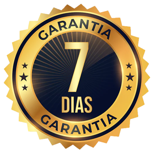 Selo de garantia incondicional de 7 dias
