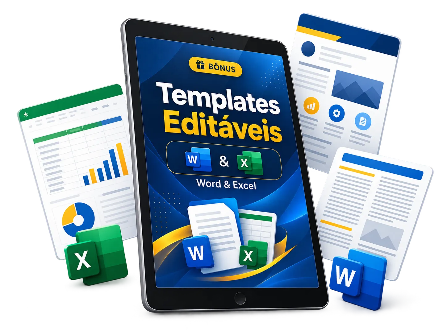 MODELOS DE DOCUMENTOS EM WORD E EXCEL
