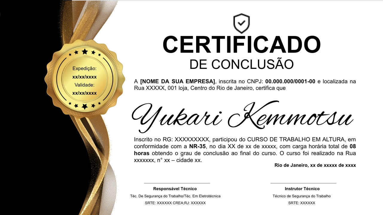 Certificados de NR página 2